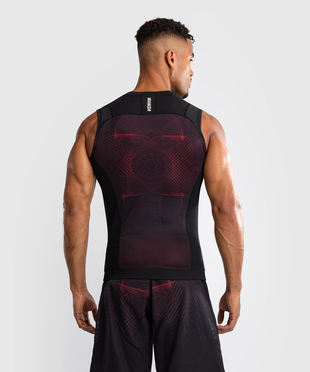 Venum Rashguard uden ærmer G-Fit Air - Sort/Rød