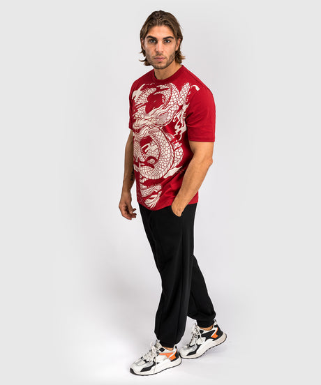 T-shirt Venum Dragon's Flight – Vermelho/Creme