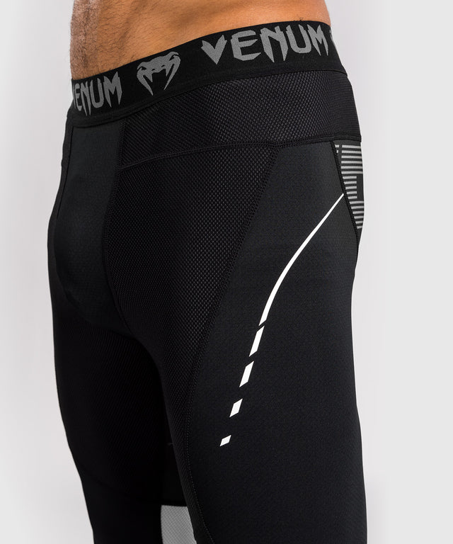 Venum Spats Adrenaline – Schwarz/Silber Grau