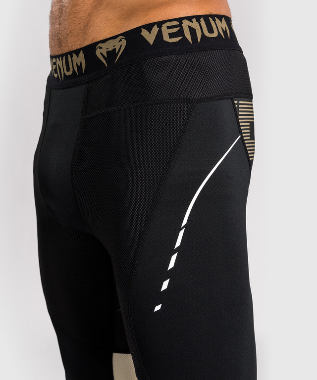 Shorts de compression Venum Adrenaline – Noir/Sable