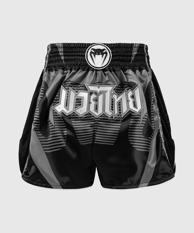 Venum Muay Thai shorts Adrenaline - Sort/Sølv Grå