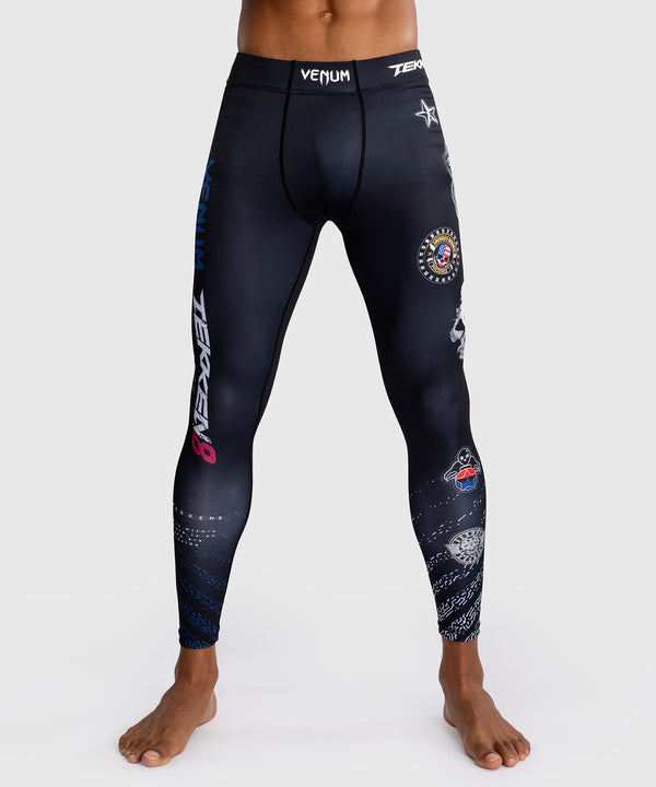 Venum x TEKKEN 8 Spats - Paul Phoenix - Sort/Blå