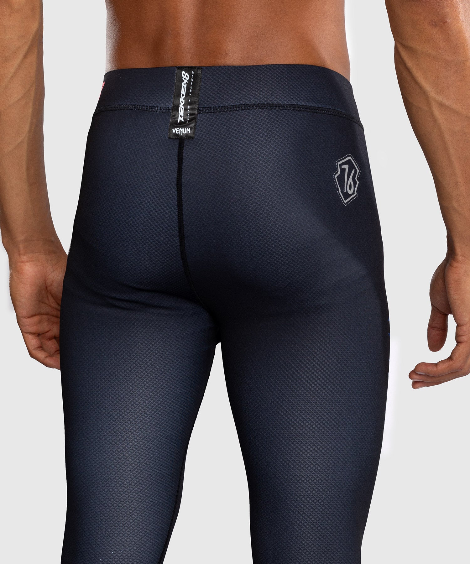 Venum x TEKKEN 8 Spats - Paul Phoenix - Zwart/Blauw
