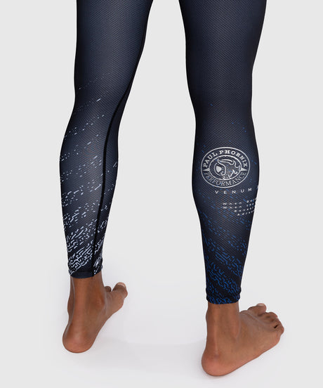 Venum x TEKKEN 8 Spats - Paul Phoenix - Czarne/Niebieskie