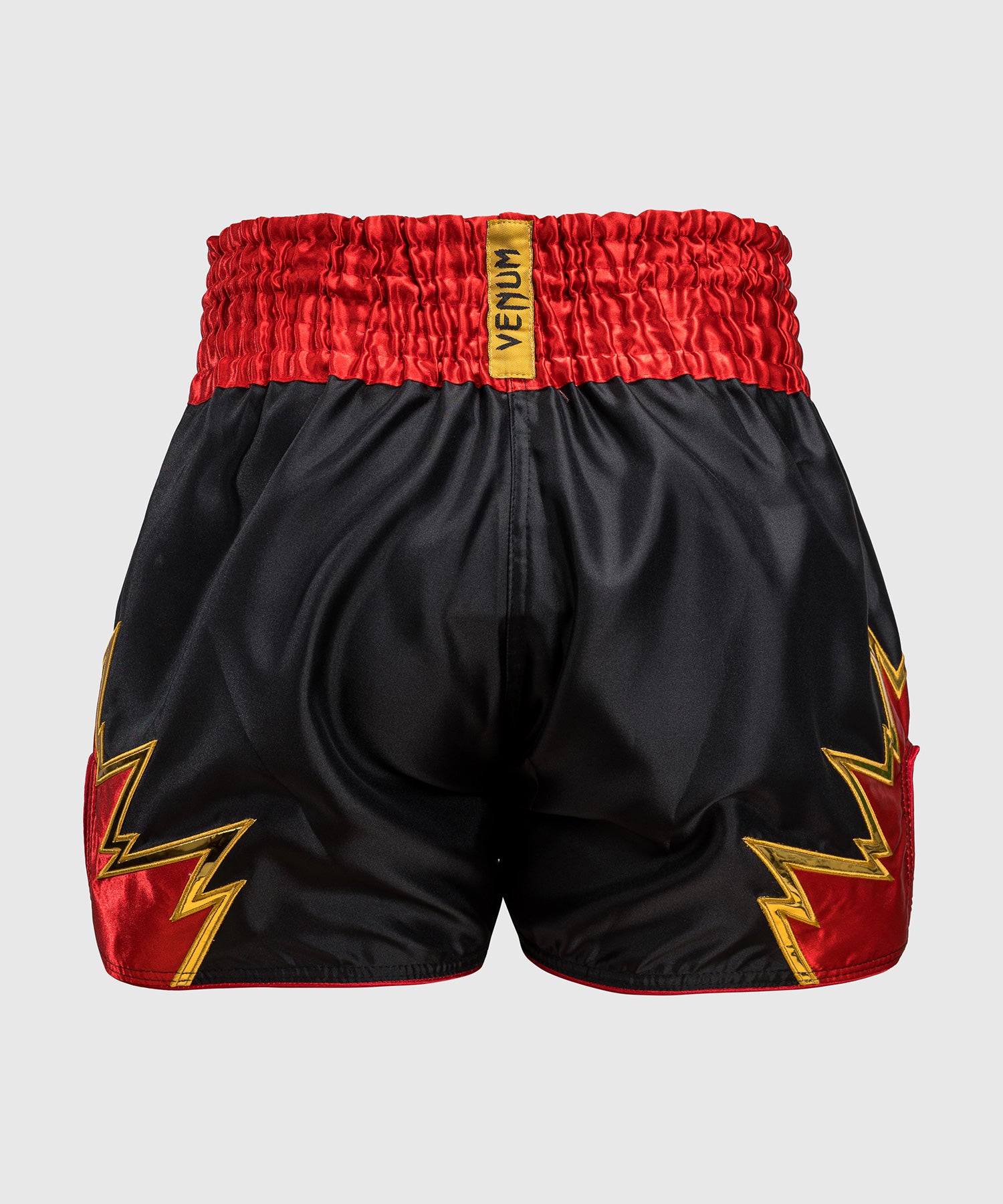 Venum Inferno Muay-Thai-Shorts – Schwarz/Rot/Gold