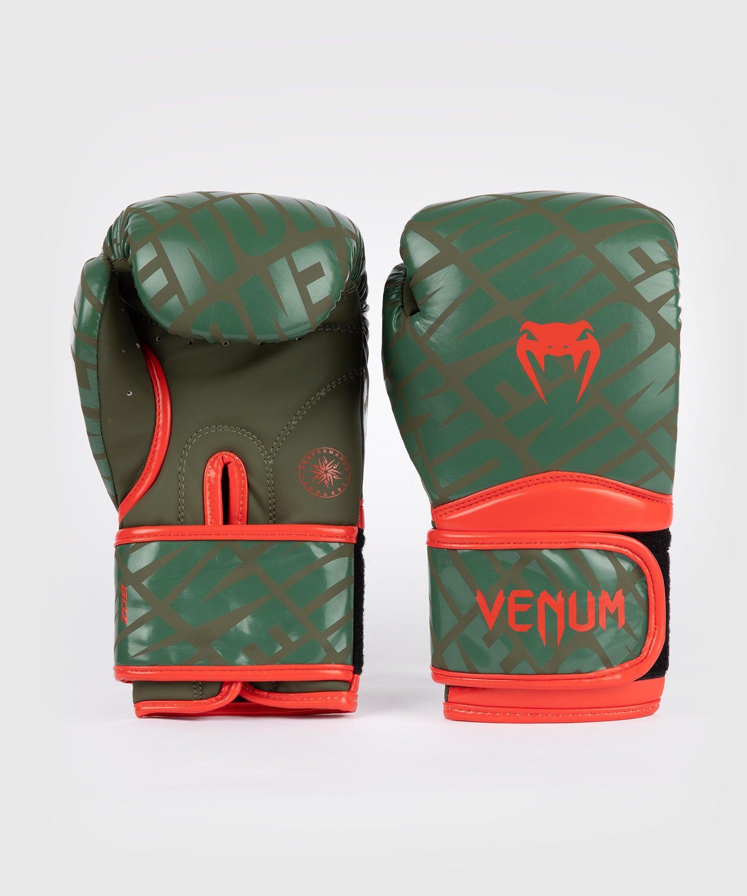 Venum Boxhandschuhe Contender 1.5 XT Kinder – Armygrün/Orange