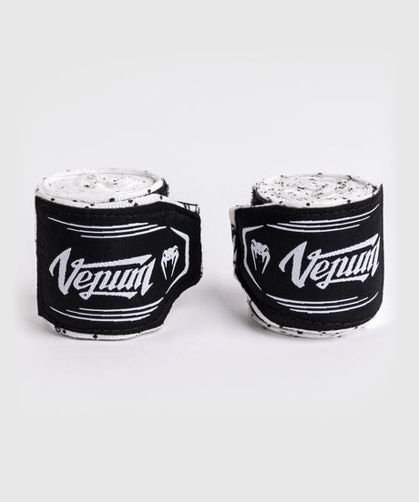 Bende da boxe Venum Monogram – Bianco/Nero