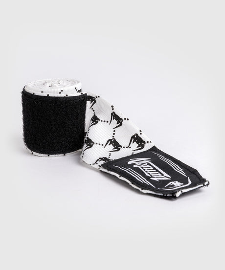 Bende da boxe Venum Monogram – Bianco/Nero