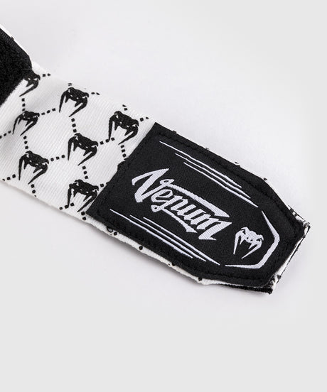 Bende da boxe Venum Monogram – Bianco/Nero