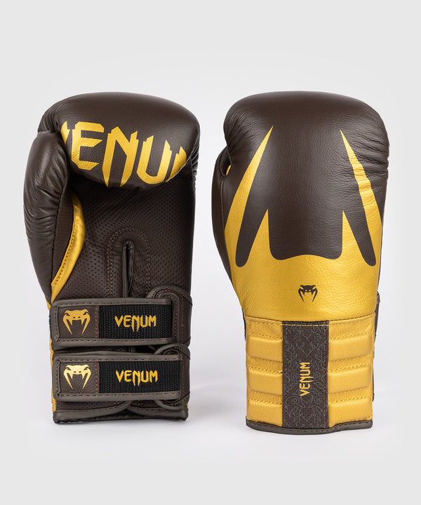 Venum Reverso Boxningshandskar – Mörkbrun/Guld