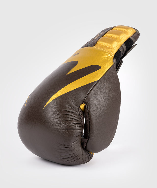 Venum Reverso Boxhandschuhe – Dunkelbraun/Gold