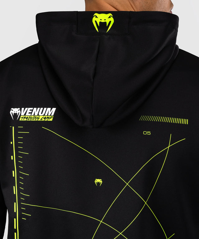 Venum Training Camp 4.0 Full-Zip Hoodie - Czarny/Neon Zielony