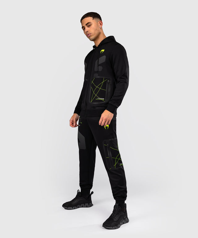 Venum Training Camp 4.0 Full-Zip Hoodie - Czarny/Neon Zielony