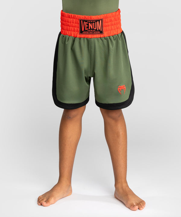 Venum Classic Bokseshorts til børn - Armygrøn/Orange
