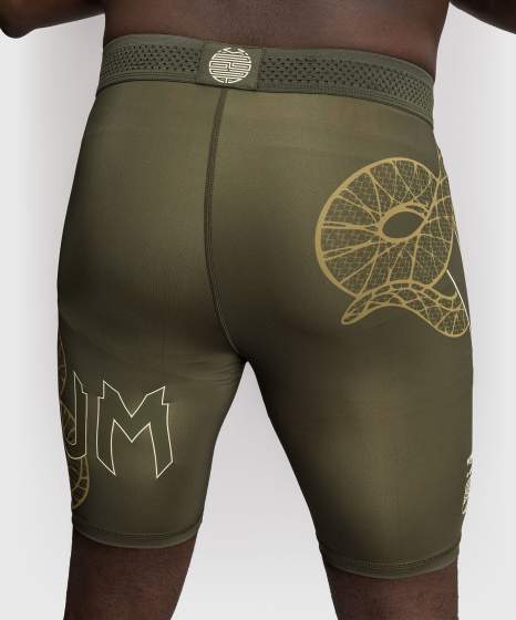 Shorts de compression Venum Serpenti – Kaki