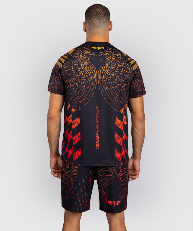 Trička Venum Dry-Tech Quetzal Fury – Černé/Červené