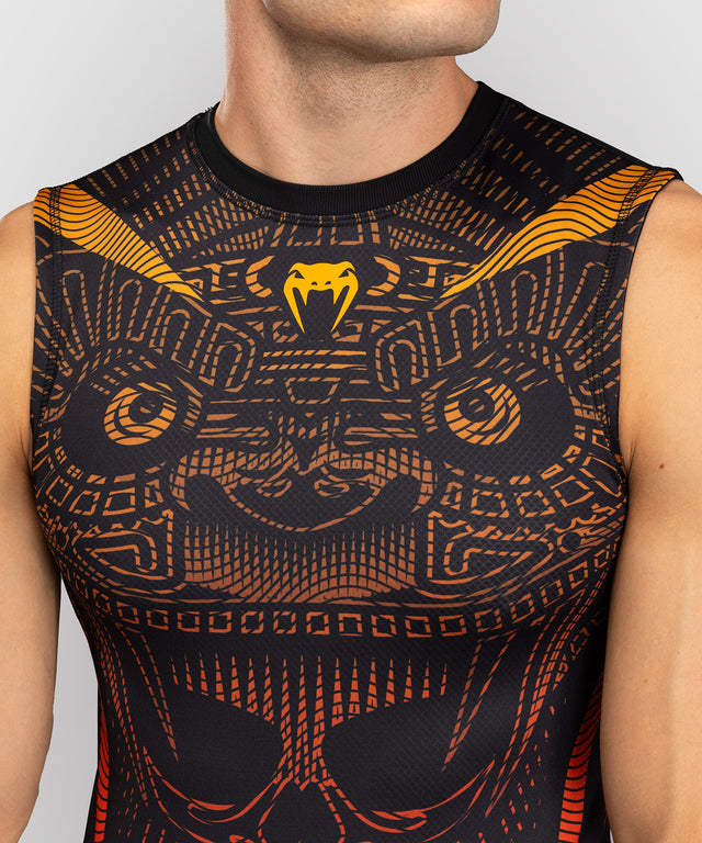 Rashguard Venum Quetzal Fury senza maniche – Nero/Rosso