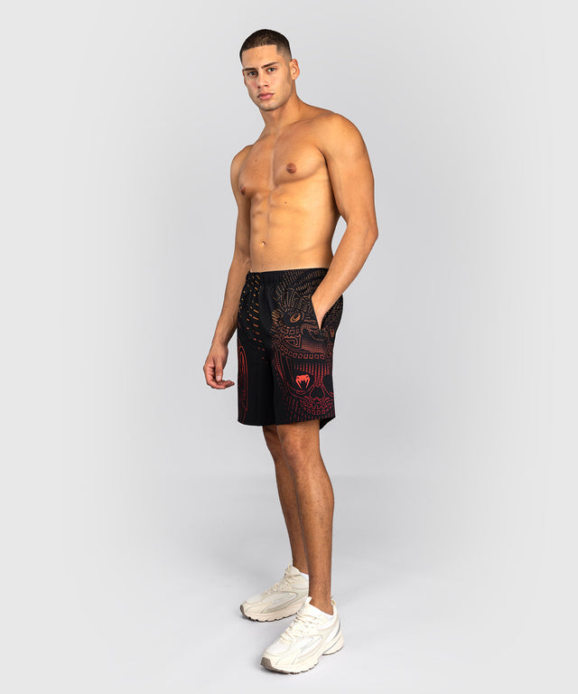 Pantalones de entrenamiento Venum Quetzal Fury – Negro/Rojo