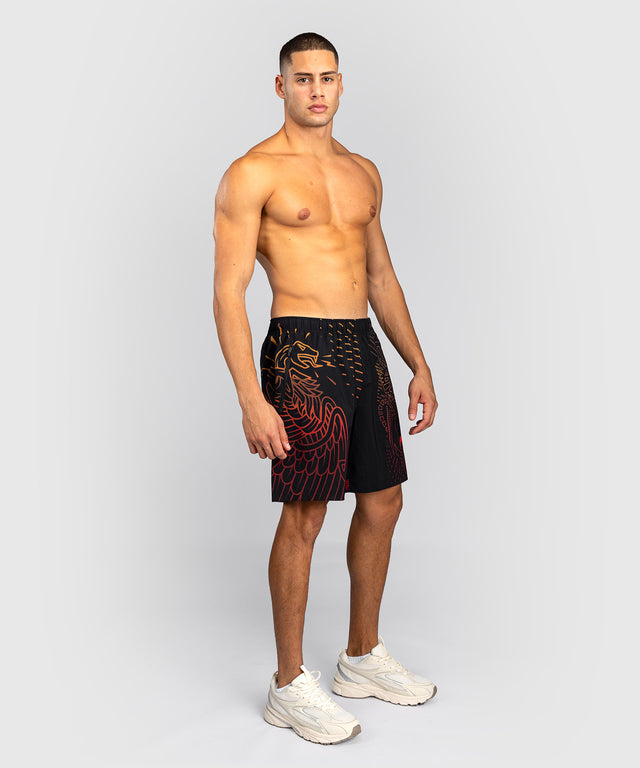 Pantalones de entrenamiento Venum Quetzal Fury – Negro/Rojo