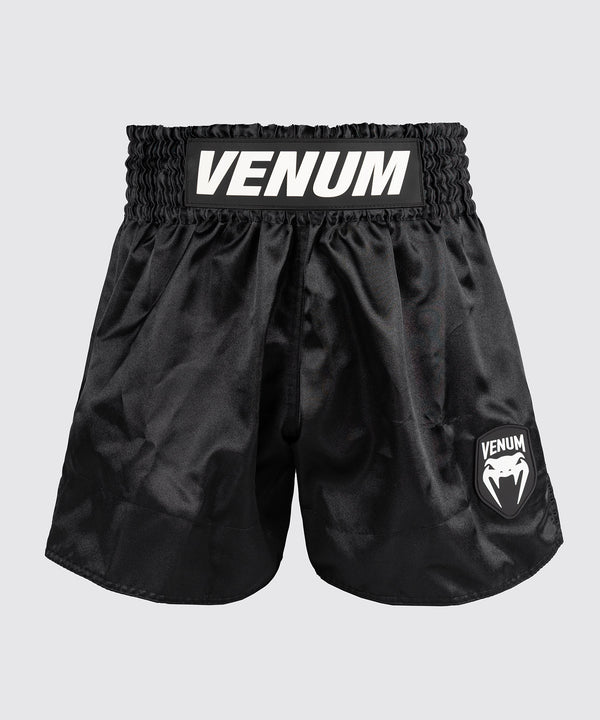 Calções de Muay Thai Venum Classic Evo – Preto/Branco