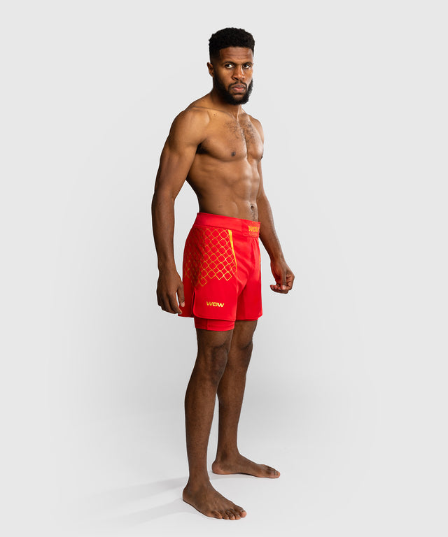 Venum x WOW FC MMA-shorts - Vurig rød
