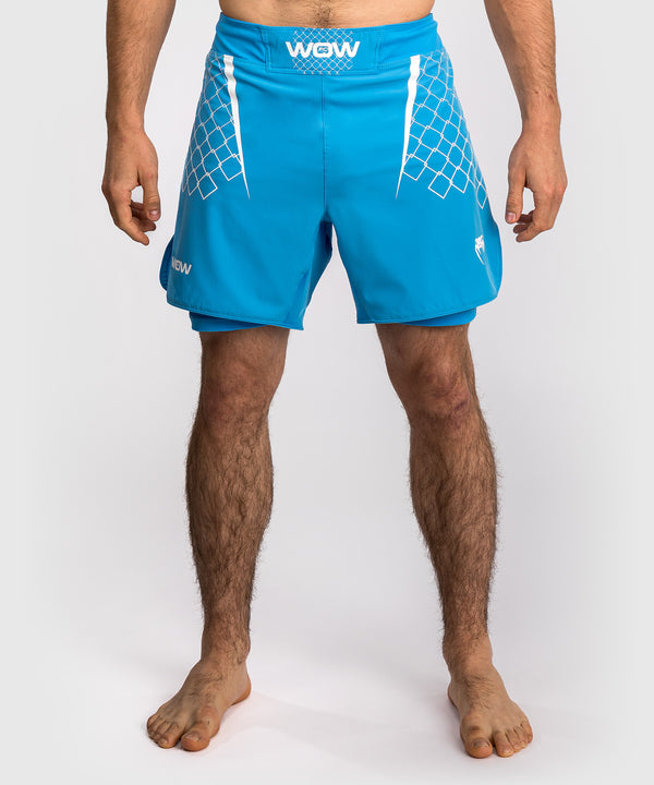 Spodenki MMA Venum x WOW FC – Niebieski Pacyfik