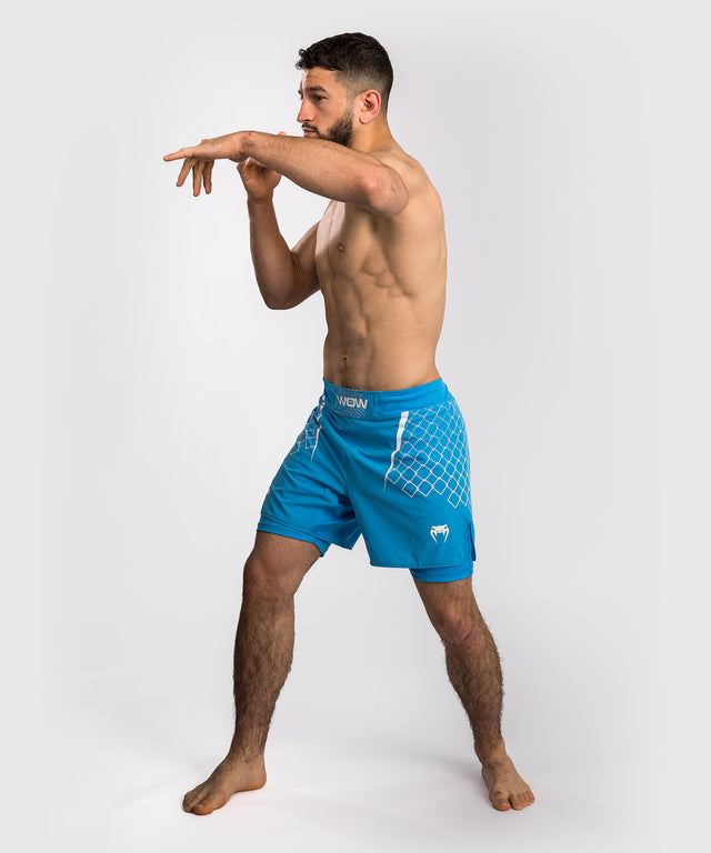 Spodenki MMA Venum x WOW FC – Niebieski Pacyfik