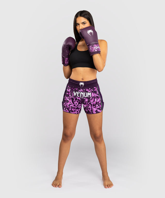 Venum Muay Thai shorts Iris – Lilla/Camo pink