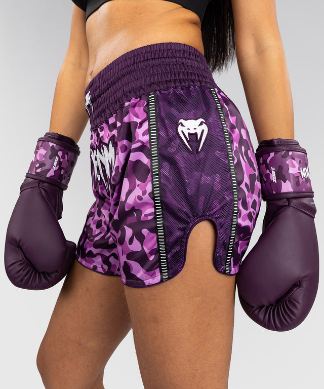 Venum Muay Thai shorts Iris – Lilla/Camo pink