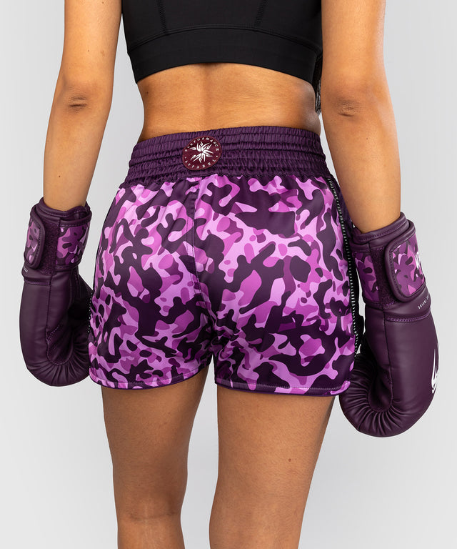 Venum Muay Thai shorts Iris – Lilla/Camo pink
