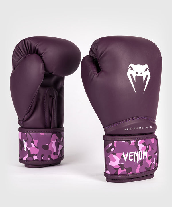 Mănuși de box Venum Iris – Mov/Camo Roz