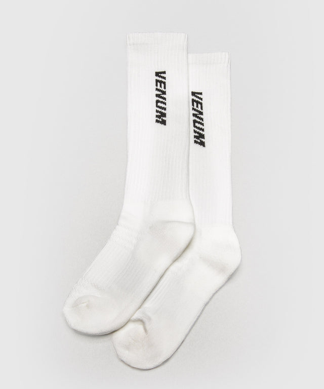 Venum Essential Socken Hoch – Weiß