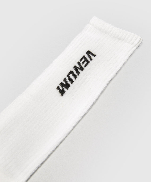 Venum Essential Socken Hoch – Weiß