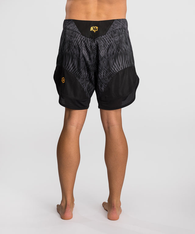 Venum x Chimaev MMA-Shorts – Schwarz/Grau