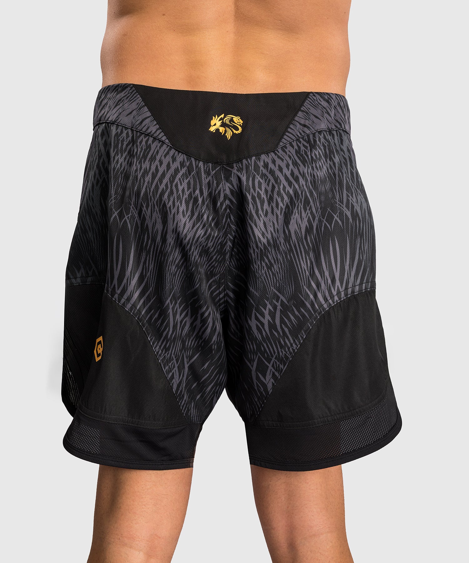 Venum x Chimaev MMA-Shorts – Schwarz/Grau