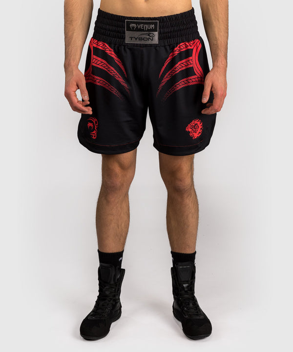 Pantaloncini da boxe Venum x Mike Tyson Tiger – Nero/Rosso