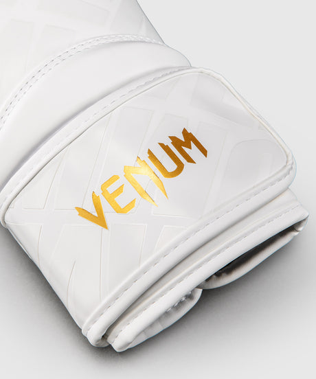 Venum Contender 1.5 XT 3D Boxing Gloves – White/Gold (VENUM-06042-717)