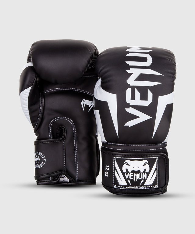 Guantes de boxeo Venum Elite – Negro/Blanco
