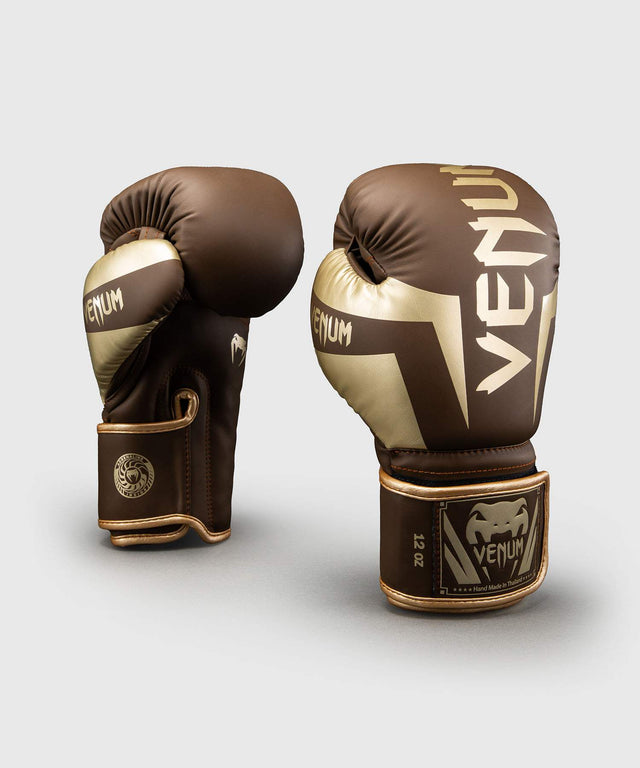 Venum Elite Boxhandschuhe – Dunkelbraun