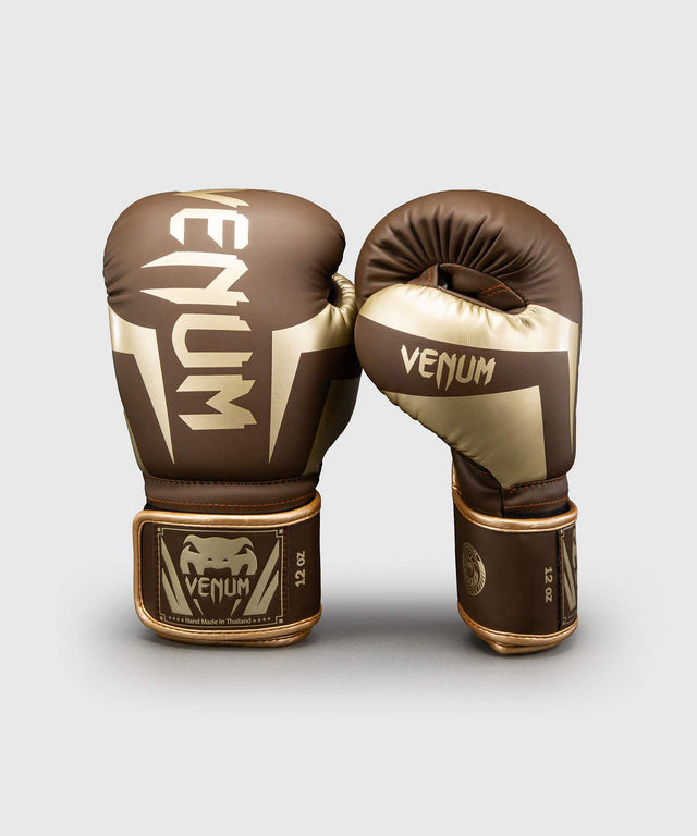 Venum Elite Boxhandschuhe – Dunkelbraun