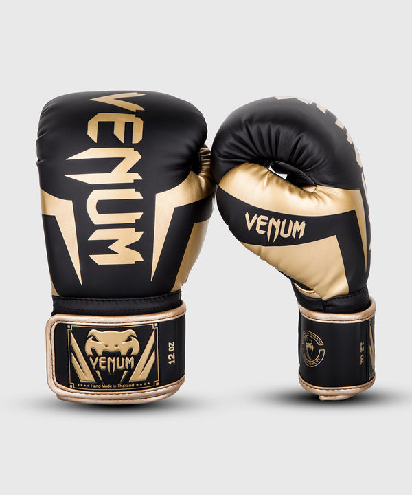 Gants de boxe Venum Elite – Noir/Or