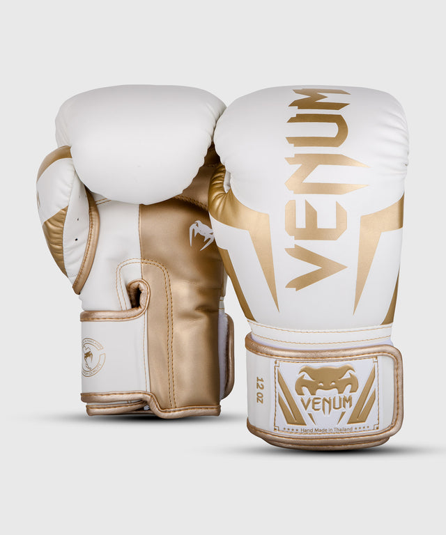 Venum Bokshandschoenen Elite - Wit/Goud