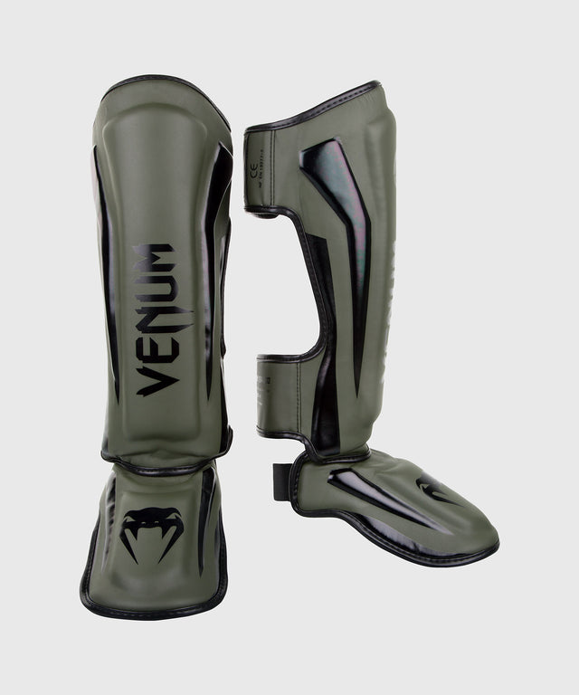 Venum Scheenbeschermers Kickboks Elite - Groen/Zwart