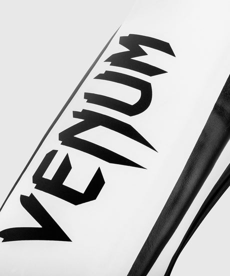 Protège-tibias Venum Elite – Blanc/Noir