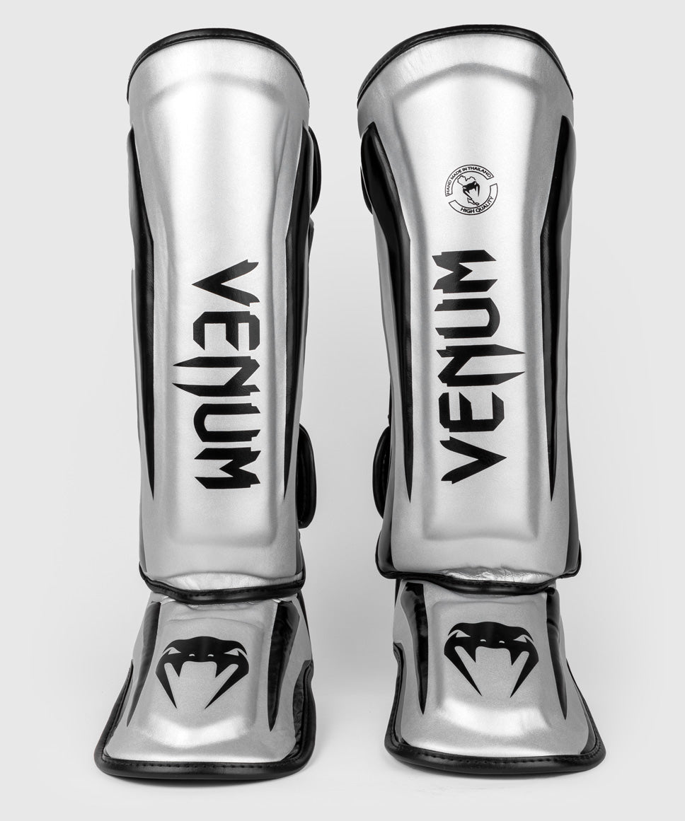 Venum Scheenbeschermers Kickboks Elite - Zilver/Zwart