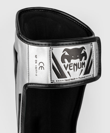 Venum Scheenbeschermers Kickboks Elite - Zilver/Zwart