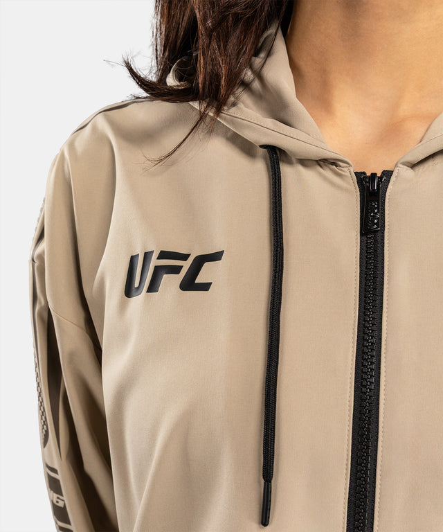 Hoodie zippé Venum UFC Unity femme – Beige