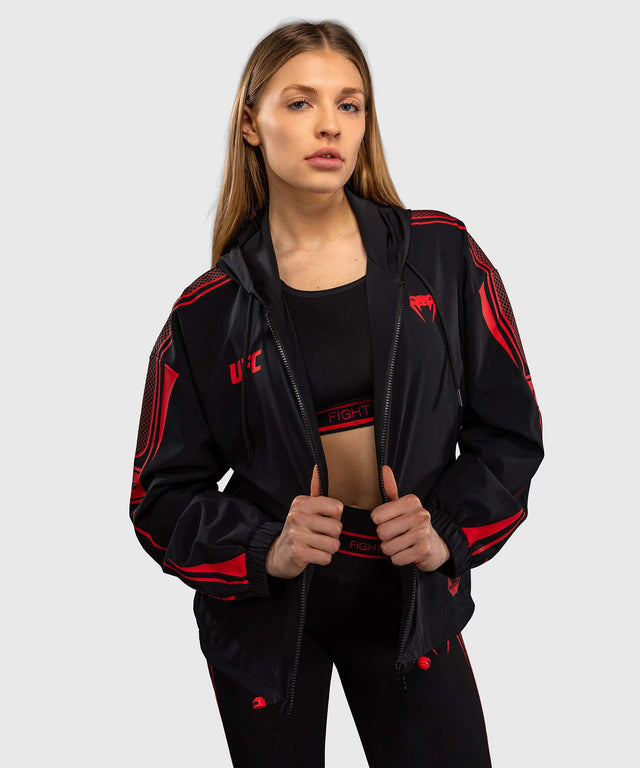 Hoodie Venum UFC Unity cu Fermoare Femei – Negru