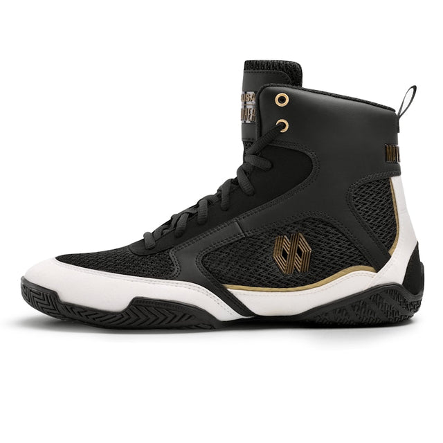 Chaussures de boxe Hayabusa x Mayweather Champ – Noir/Blanc