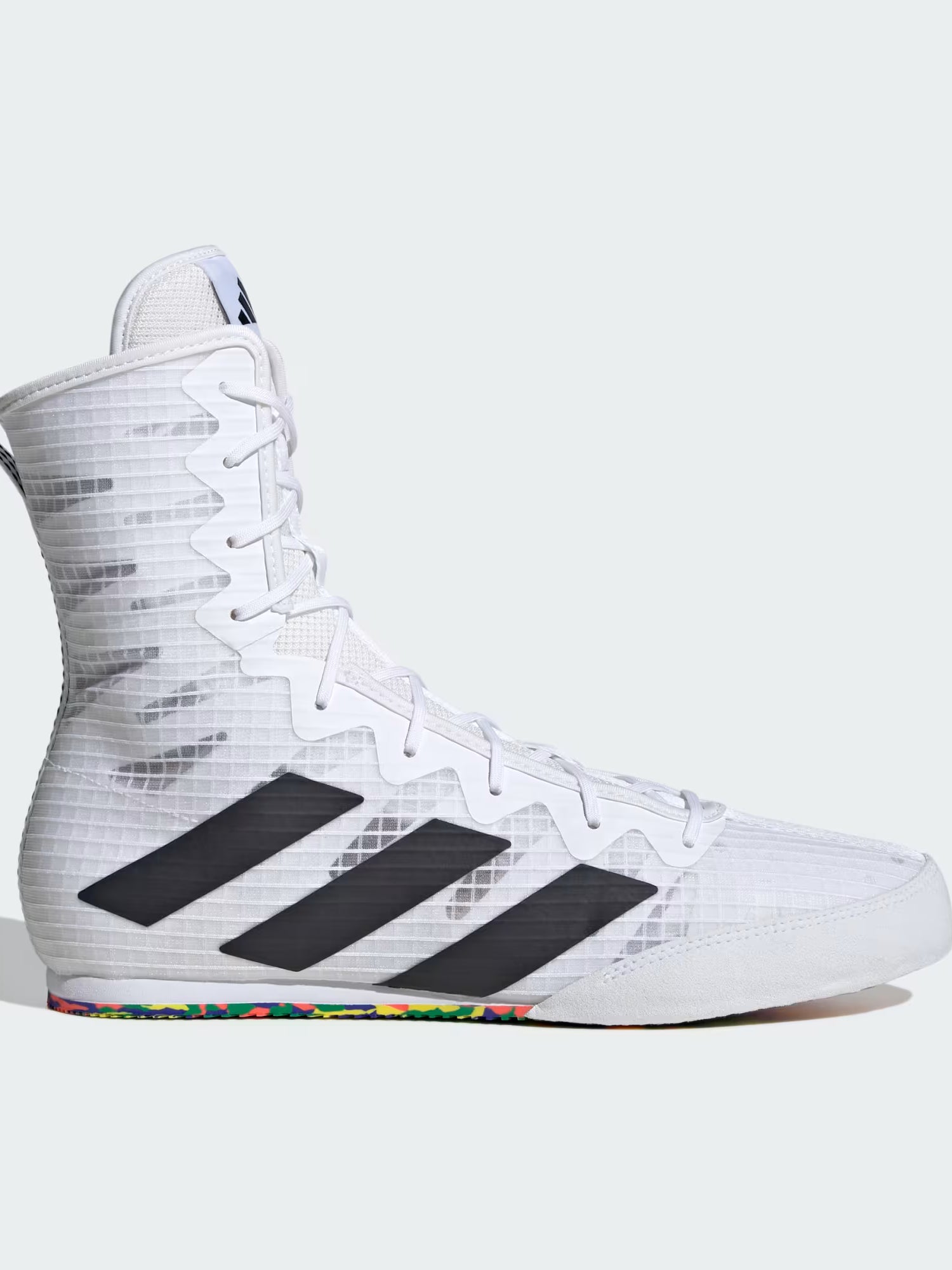 Adidas Boxschuhe Box Hog 4 – Weiß/Schwarz